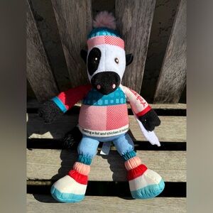 Chic-fil-A 2023 Limited Edition Christmas Plush Doll Cow Toy - 7" Chikin